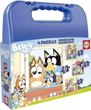 maleta 4 puzzle prog. educa bluey