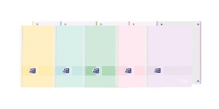 cuad oxford ebook 1 a4 hztal 80h live&go pastel pack: 5 unidades