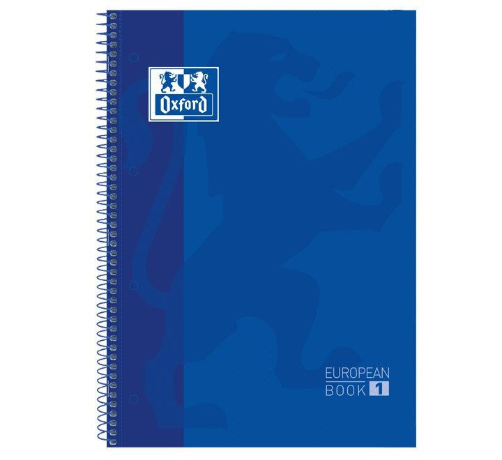 cuad. oxford ebook 1 a4 80h 5x5 t/ext azul osc