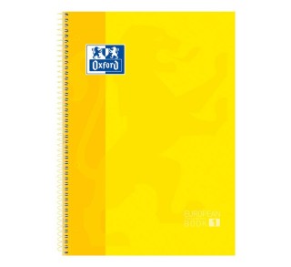 cuad. oxford ebook 1 a4 80h 5x5 t/ext amarillo