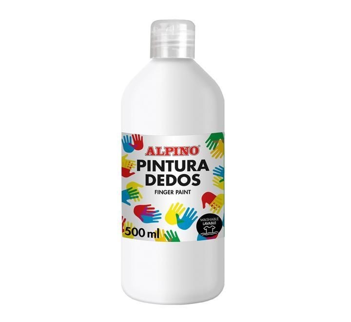 botella pint. dedos alpino 500ml blanco