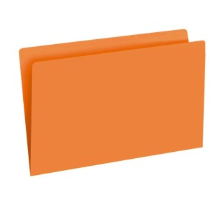 c.50 subcarpetas folio 180gr naranja intenso