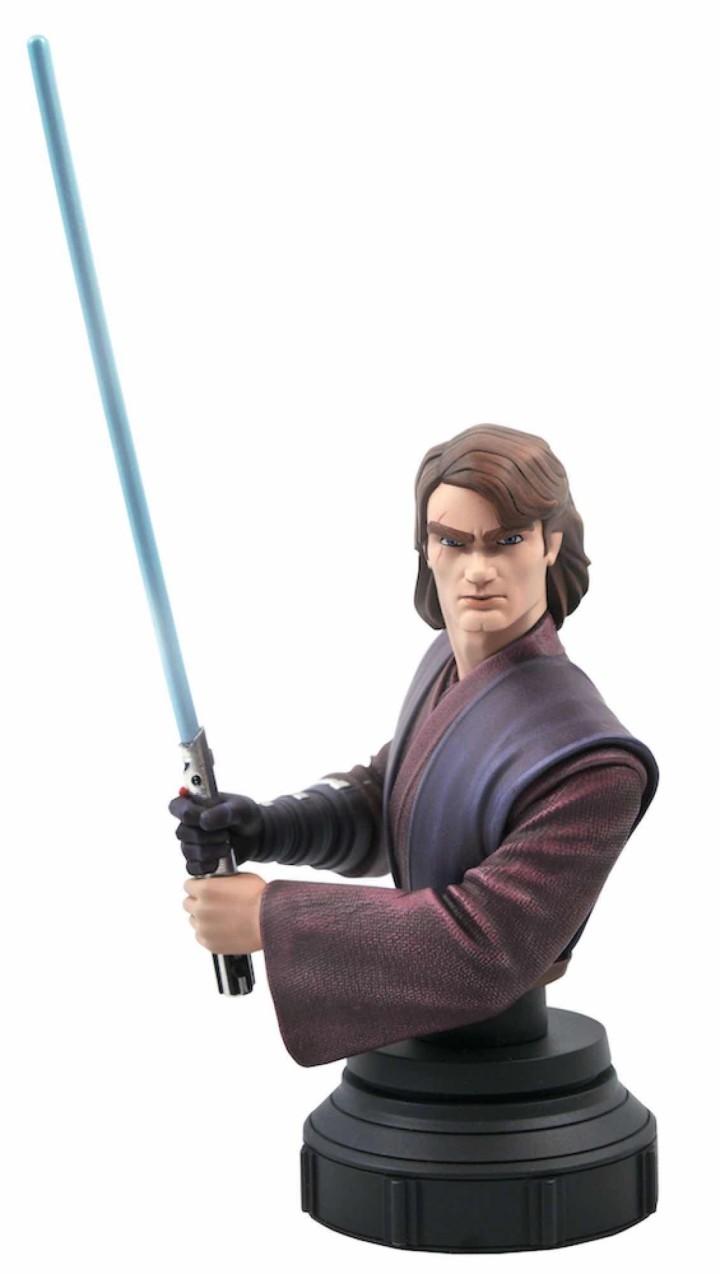 gentle giant figura busto resina gentle giant star wars the clone wars anakin skylwalker 1 - 7 escal
