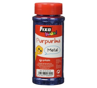 bote purpurina 100g azul metal grafoplas 00039030