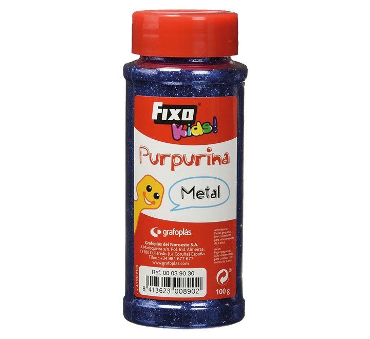 bote purpurina 100g azul metal grafoplas 00039030