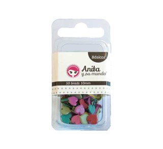 (obsoleto) pack 50 brads anita met corazon 10mm