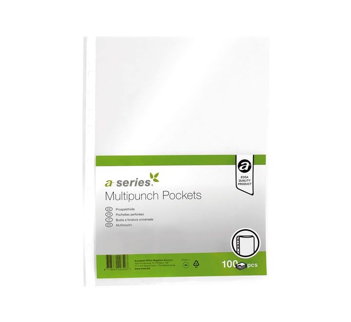 b. 100 fundas pp a4 11t a-series 50m p/nar as0750