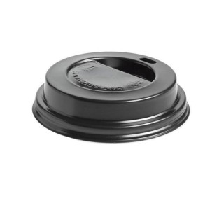 pack 100 tapas c/agujero 125ml negro