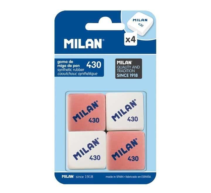 blister 4 gomas de borrar migas de pan milan 430