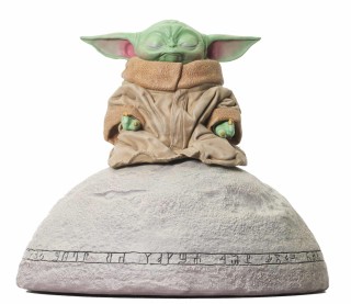 diamond collection figura diamond select toys star wars the mandalorian grogu on seein stone 1 - 6 e