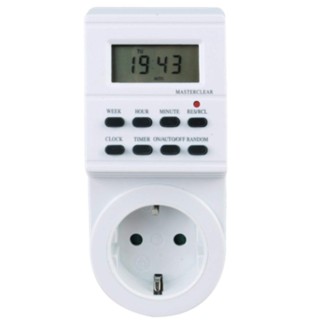 silver programador silver electronic digital -  semanal -  3600w -  250v -  16a -  50hz -  ip 20 -