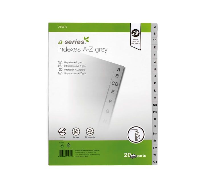 indice a-series a-z pp a4 gris as0972