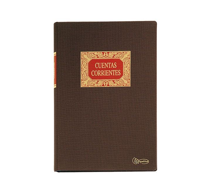 libro cuentas corrientes miquel rius 100h. folio