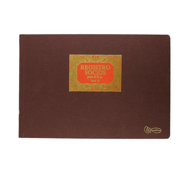 (obsoleto) libro reg. socios srl mr fÂº ap 100h