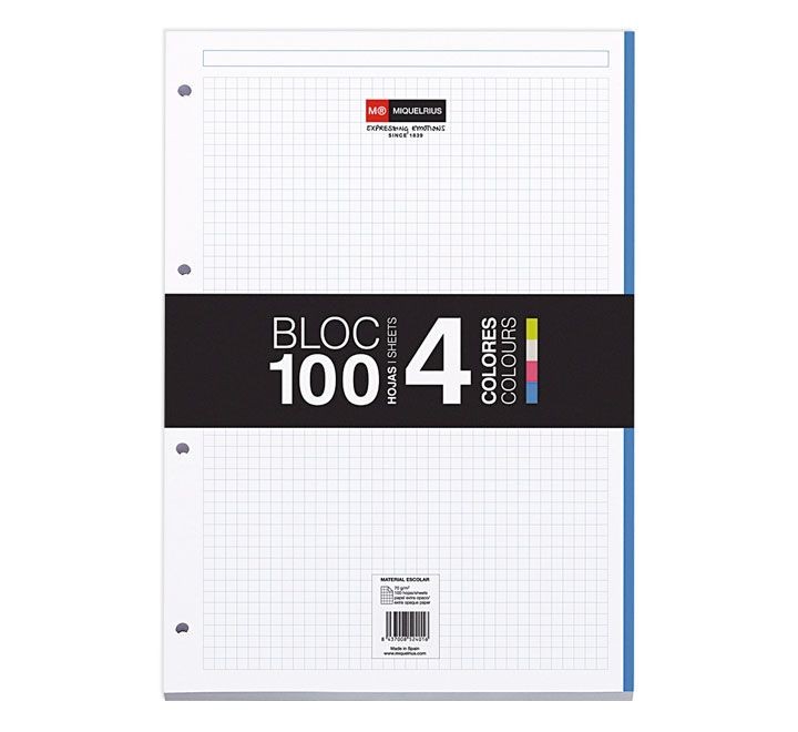 recambio miquelrius 100h a4 nb1 4cols. 7429