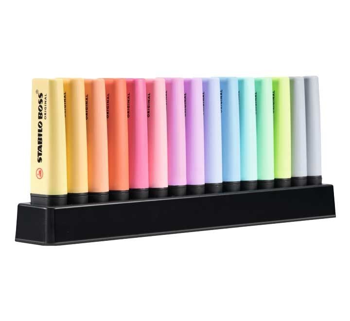 peana 15 marcad. fluor stabilo boss pastel