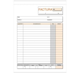 talon loan facturas 4Âº sin copia cat