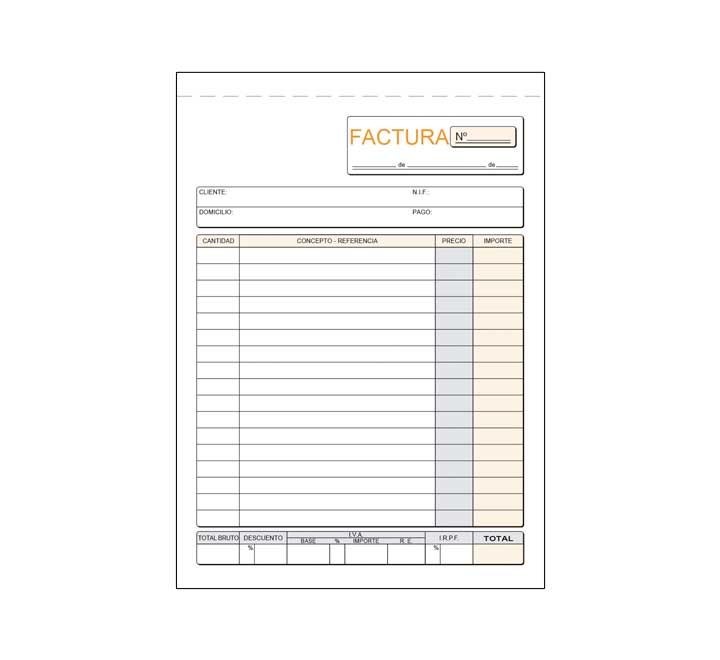 talon loan facturas 4Âº sin copia cast