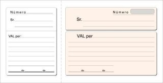 talon loan vales 1/3 fÂº apais. sin copia cat