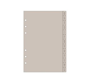 acc. ag. finocam indice alfab. a-z r564 gris