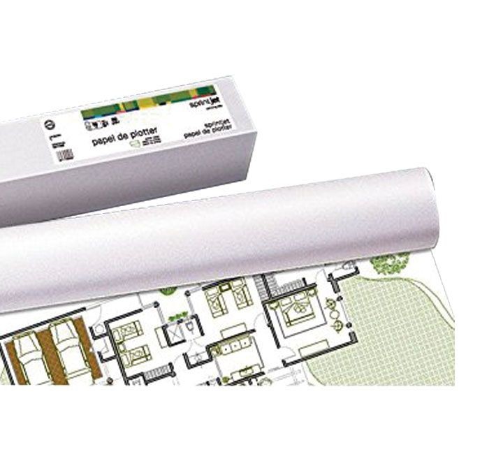 rollo plotter 90g 610mmx50m blanco 24