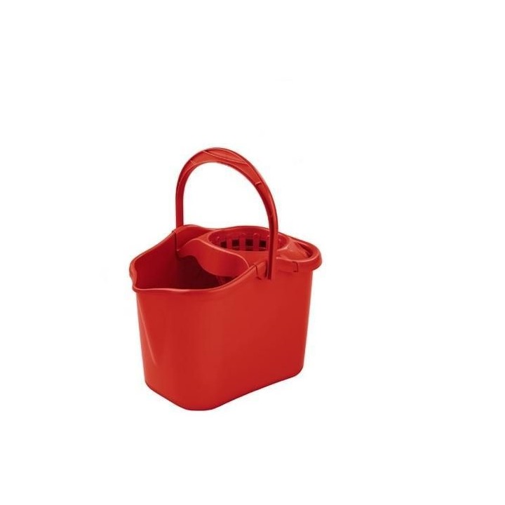 cubo oval fregona ressol c/escurr 13l rojo