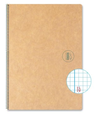 cuad. esp. escolofi green a4 50h 80gr 4x4 mg pack: 5 unidades