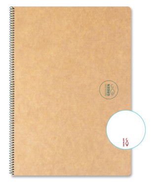 cuad. esp. escolofi green a4 50h 80gr liso pack: 5 unidades