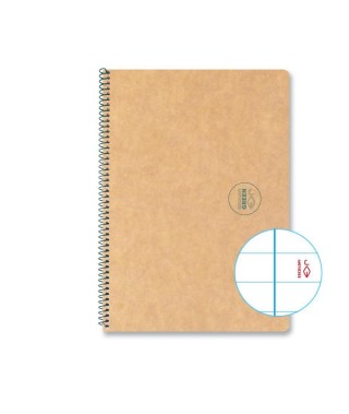 cuad. esp. escolofi green a5 50h 80gr hztal mg pack: 5 unidades