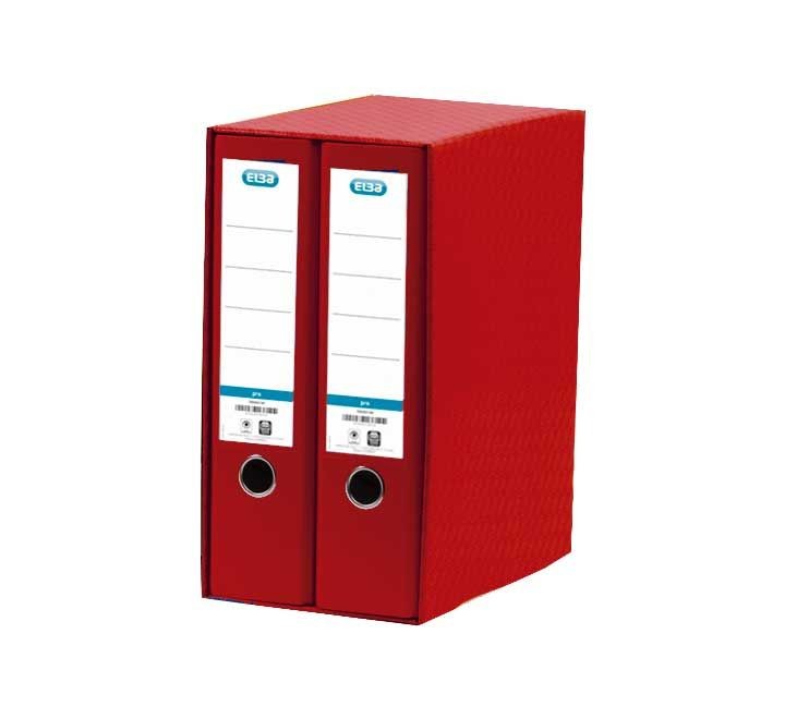 modulo 2 archi. elba rado top a4 rojo 80mm