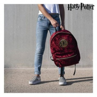 cerd? mochila casual terciopelo cerd? harry potter anden 9 3 - 4 burdeos 40 cm