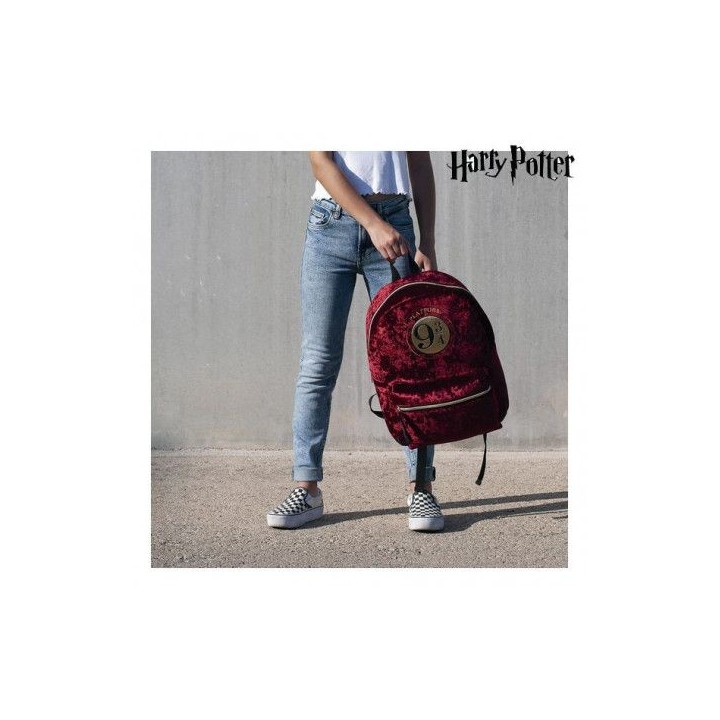 cerd? mochila casual terciopelo cerd? harry potter anden 9 3 - 4 burdeos 40 cm