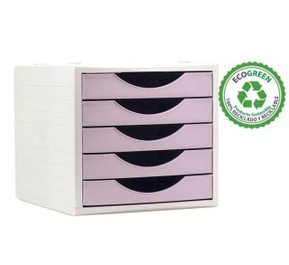 modulo 5 caj. archivo 2000 pastel rosa