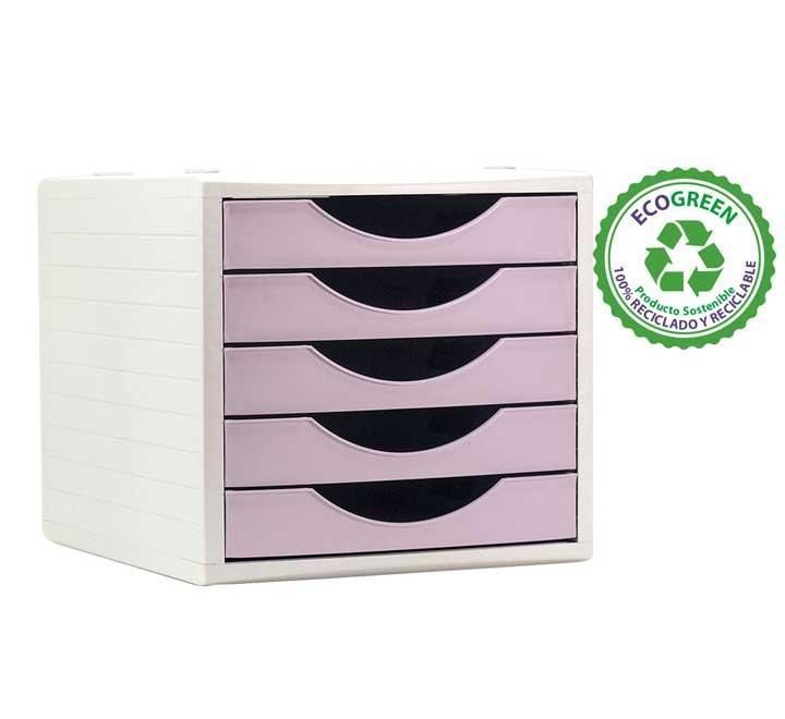 modulo 5 caj. archivo 2000 pastel rosa