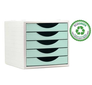 modulo 5 caj. archivo 2000 pastel verde