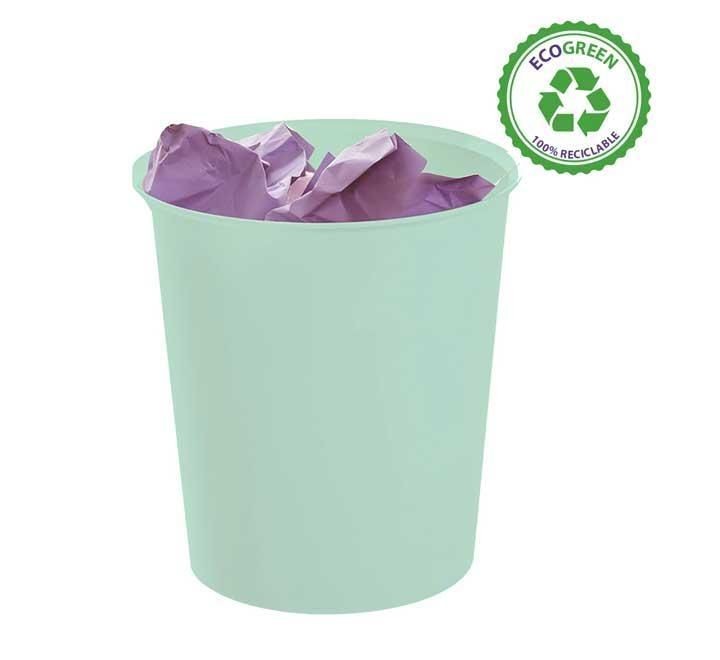 papelera archivo 2000 pastel 18l verde