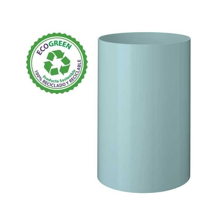 papelera archivo 2000 pastel opaco 18l azul