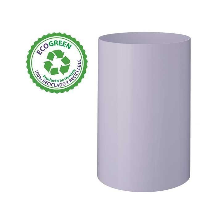 papelera archivo 2000 pastel opaco 18l malva