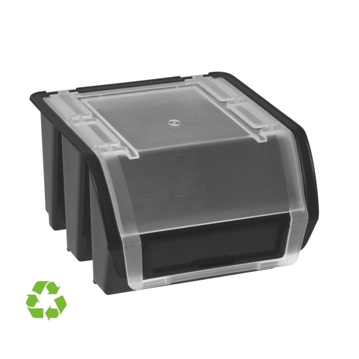 gaveta archivo 2000 0.5l c/tapa 11x11.5x7.5 neg