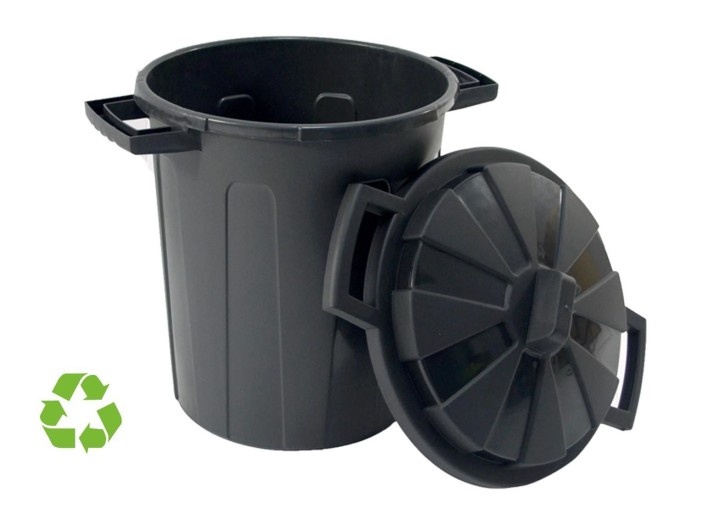 cubo basura archivo 2000 100l negro
