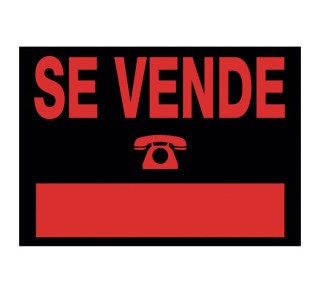 cartel plast 50x70 se vende archivo 2000 pvc