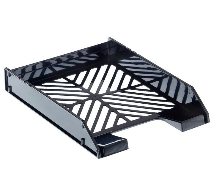 bandeja archivo 2000 rejilla apilable negro 700 ne