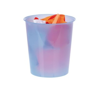 papelera archivo 2000 18l transl.azul 2001