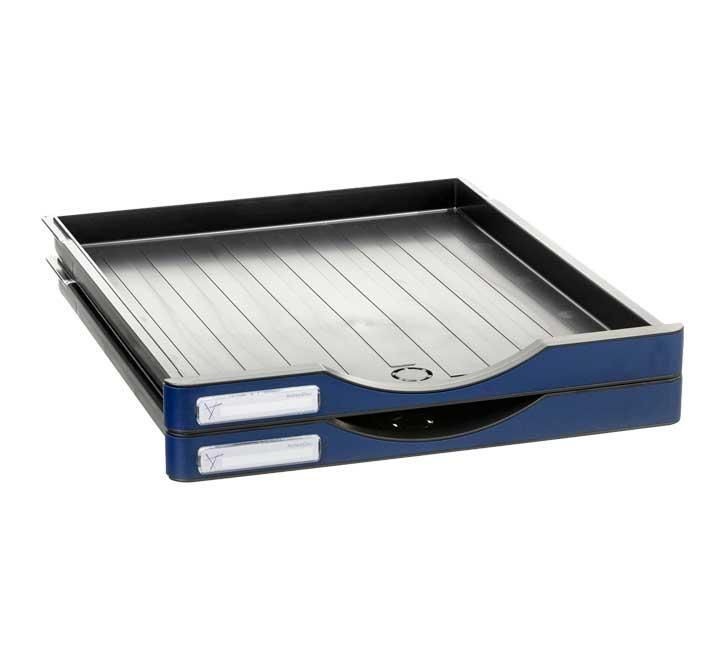 pack 2 caj. archivo 2000 archivodoc peq. azul