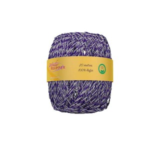 p. 3 bob. cordon rafia pryse 1.5x20m lila/bl