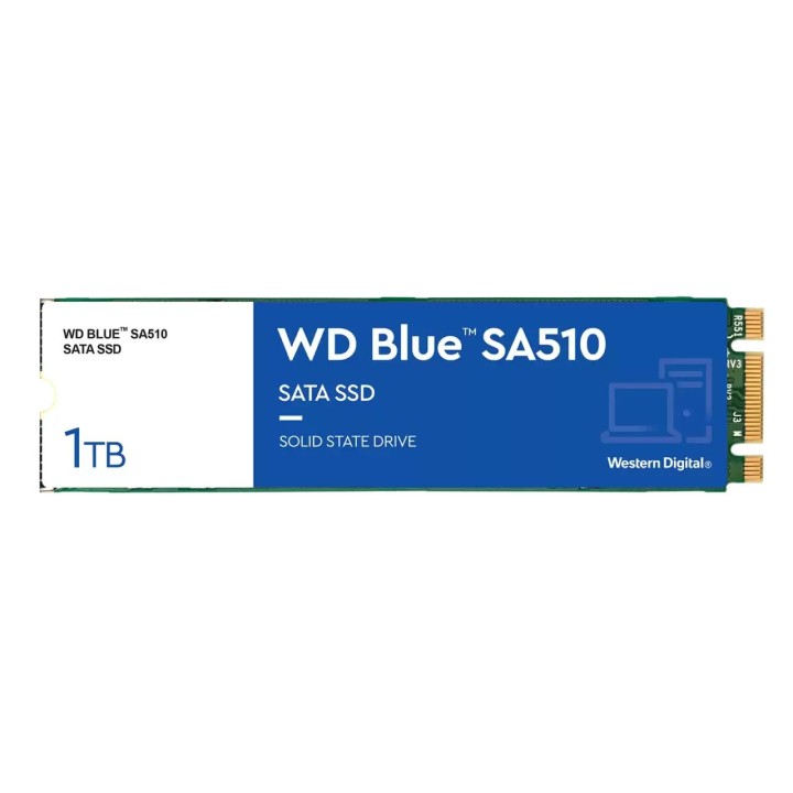 western digital wd disco duro interno ssd wd western digital blue sa510 wds100t3b0b 1tb m.2 2280 sat