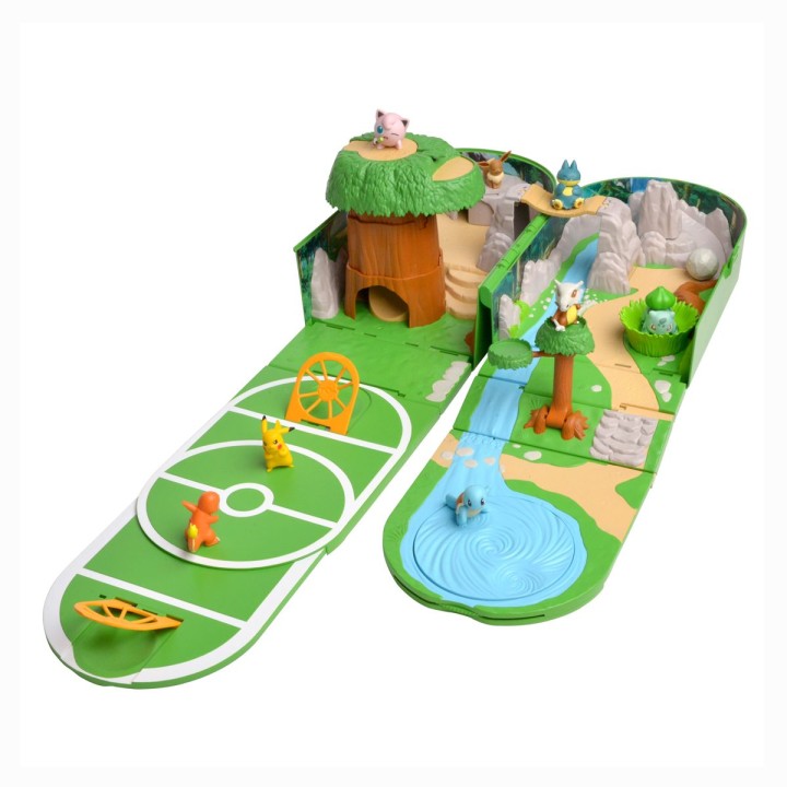 jazwares playset pokemon mundo pokemon transformable