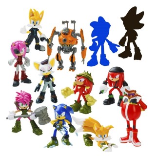 bizak surtido de figuras pack de 12 sonic