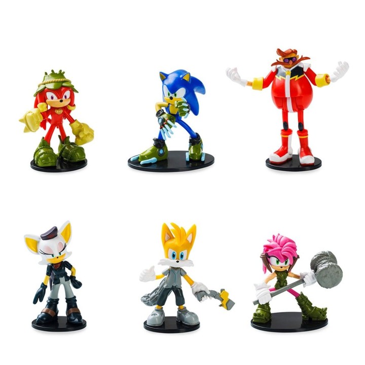 bizak surtido de figuras pack de 6 sonic