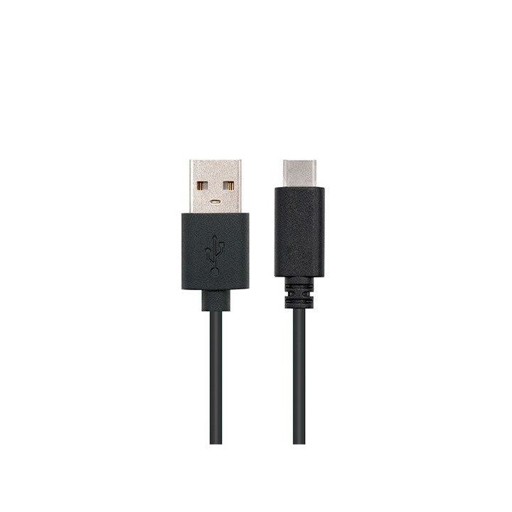 nanocable cable usb tipo a 2.0 a usb tipo c 2.0 nanocable 2m negro macho - macho